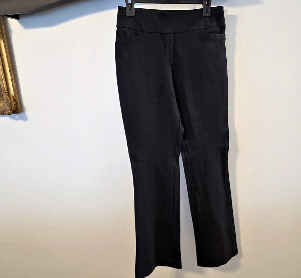Express Columnist Boot High Rise Pants Black Medium